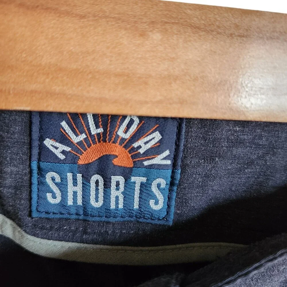 Faherty Shorts Men's 38 tagged 40 measured Gray Grey All Day Short 9